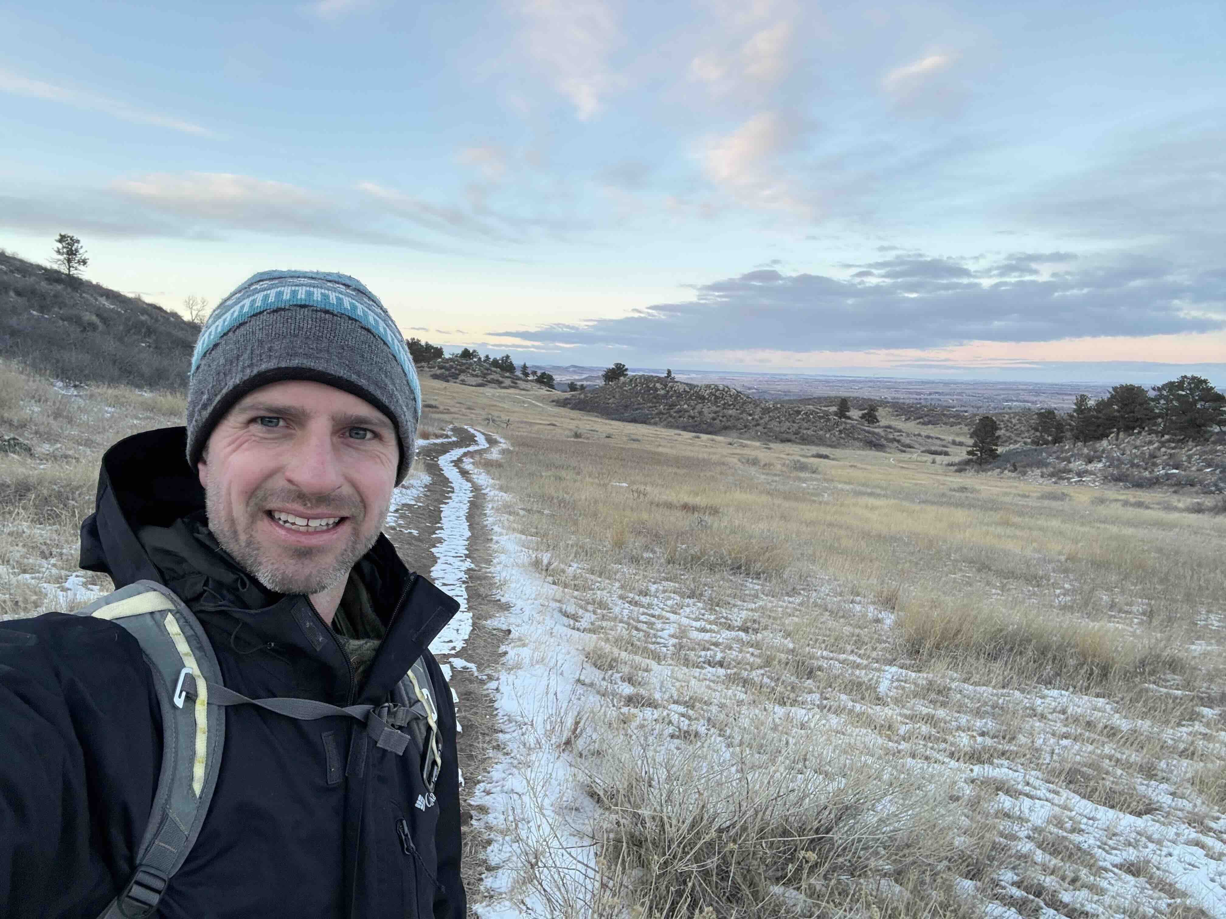 Jeff Lindbom in the Fort Collins foothills